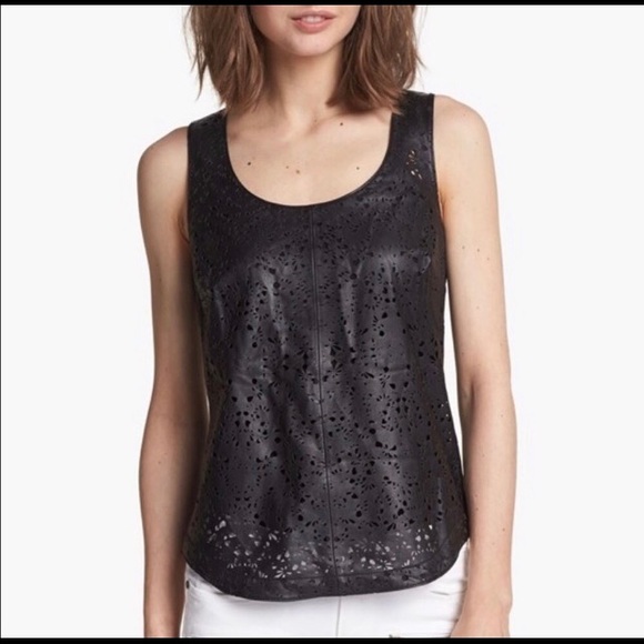 hinge Tops - Leather top